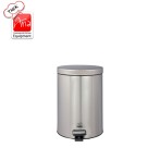 سطل زباله پدالدار 3 لیتری سایلنت تمام استیل 